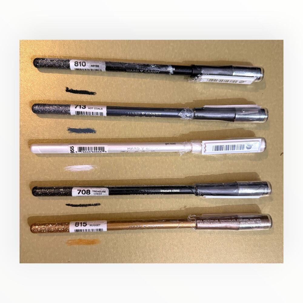 Lot of 5 Hard Candy Take Me Out Liner Glitter Eyeliner Pencils Discontinued NEW - Picture 3 of 10